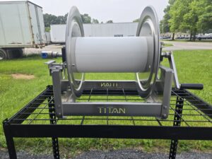 Titan 12 inch aluminum reel with 1/2 inch Manifold