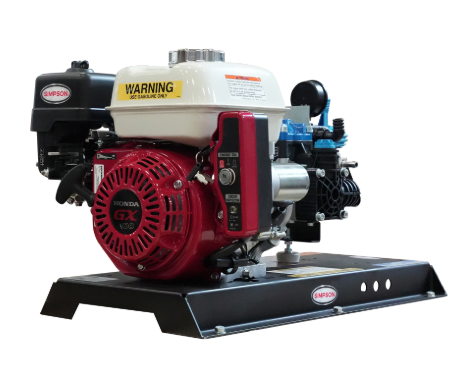 Simpson Soft Wash Cold Water Gas Pump System — 300 PSI, 8.0 GPM, Honda GX200 Engine, Comet Gear Drive Pump, Model# SW380133E